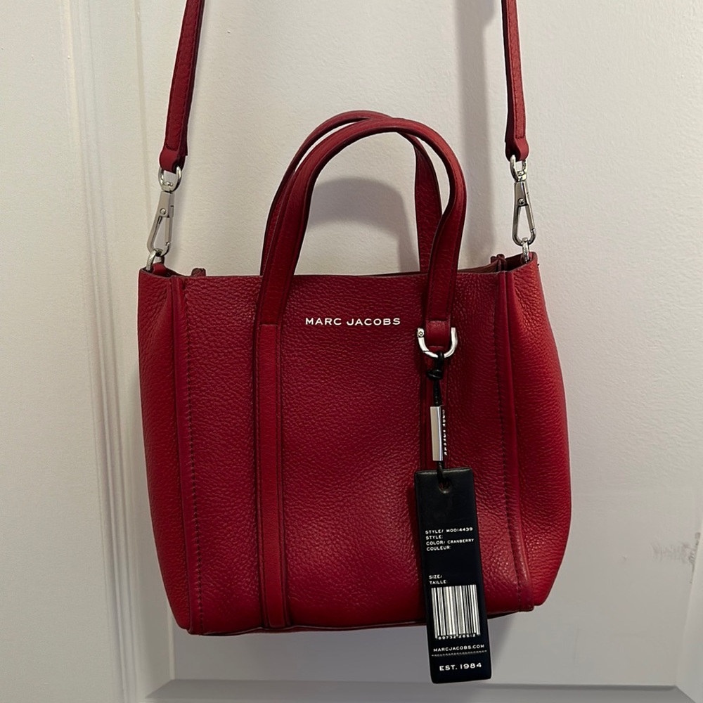 Marc Jacobs Leather Mini Tag Tote